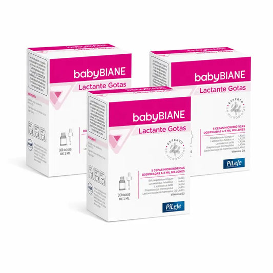 BABYBIANE Imeväisruokinta, tipat, 3 x 30 ml:n pakkaus