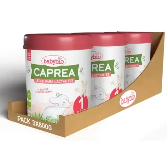 Babybio Caprea 1 Goat Milk 0-6 Months, Pack 3 x 800 g