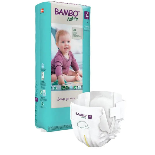 Bambo Nature Nappies Size 4 (7-14 Kg), 48 pcs.