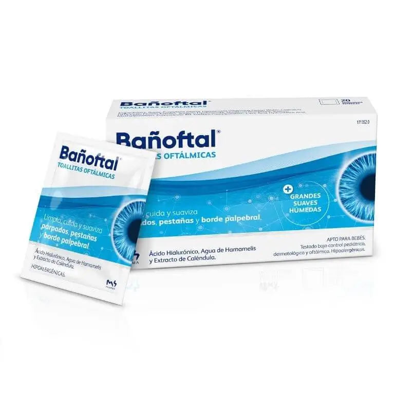 Bañoftal Eye Wipes 20 units