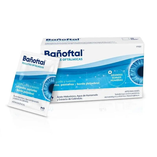 Bañoftal Eye Wipes 20 units