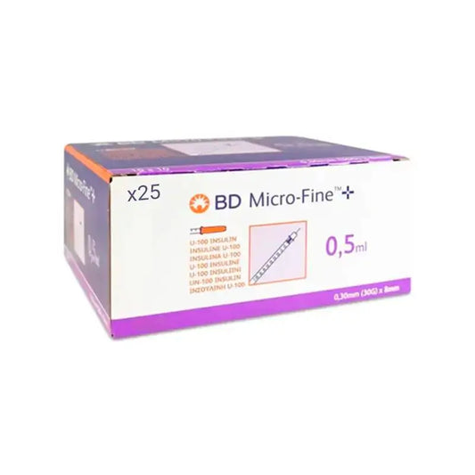 Bd Plastipak Pack Microfine-insuliiniruiskuja 10 kpl, 10 x 25 kpl