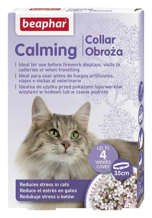 Beaphar Calming -kaulapanta kissalle, 35 cm