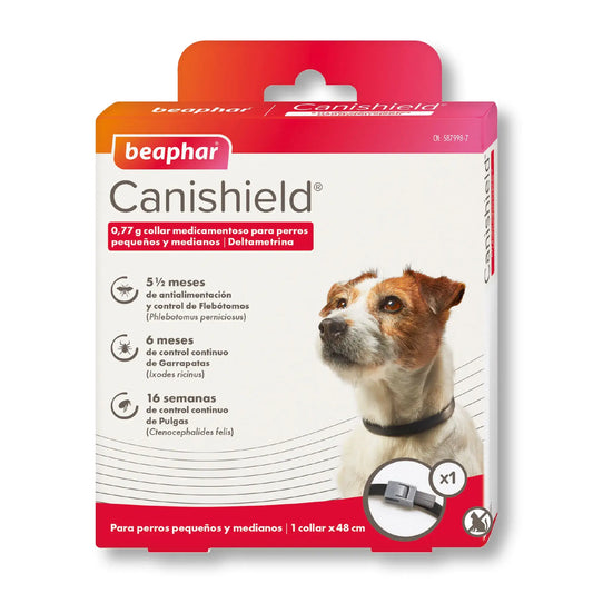Beaphar Canishield -koiran kaulapanta, 48 cm, 2 kpl