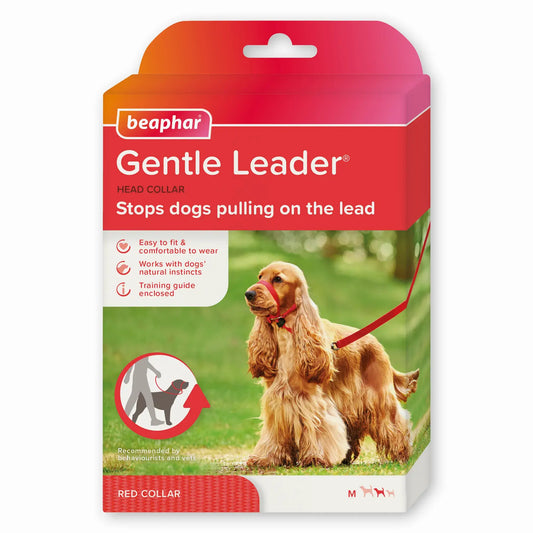 Beaphar Gentle Leader, koko M, punainen, 1 kpl