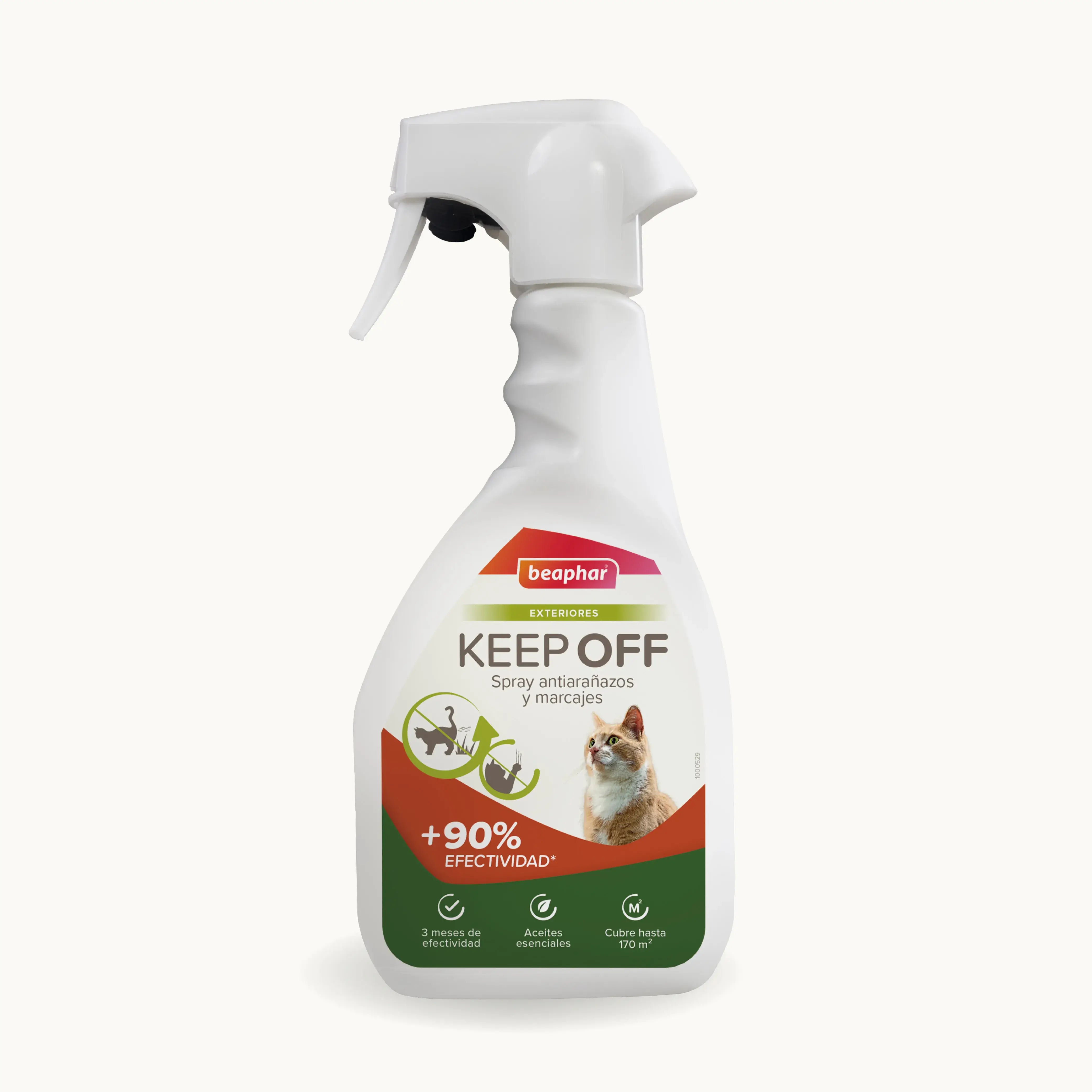 Beaphar Keep Off -suihke ulkokäyttöön, suojaa naarmuilta ja merkitsemiseltä, kissoille, 500 ml