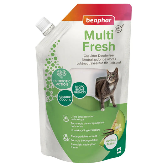 Beaphar Multifresh Hajunpoistaja, meloni-vanilja-hiekka, 400 g