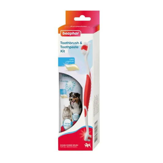 Beaphar Pack Dental - hammastahna + lemmikkien hammasharja