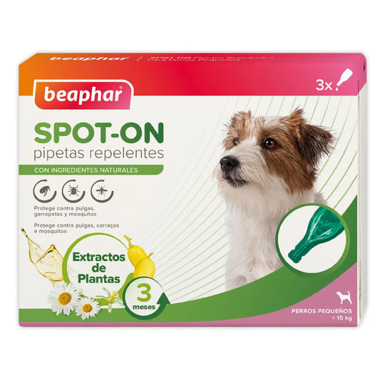 Beaphar-loistenkarkotuspipetit pienille koirille, 3 x 1 ml