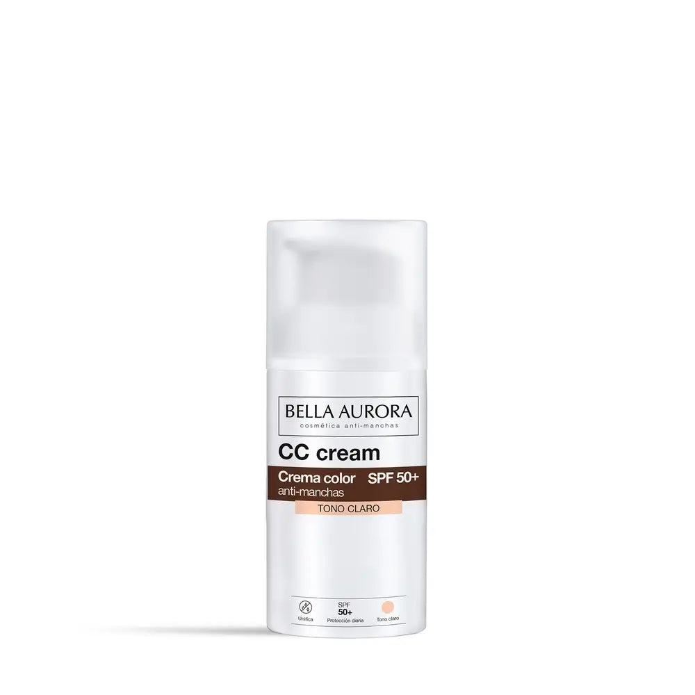 Bella Aurora CC-voide SPF 50+, vaalea sävy, 30 ml
