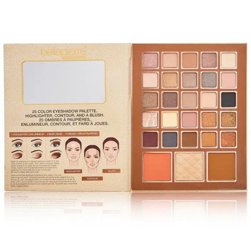 Bellapierre Cosmetics Eye And Face Book – Nude, 42,5 g