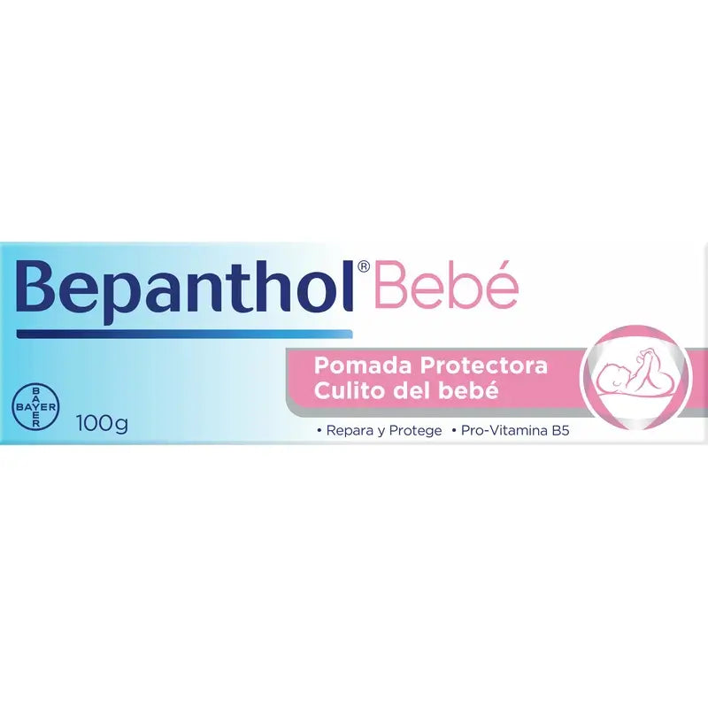 Bepanthol Protective Ointment Baby Bottom Nappy Cream, 100 g