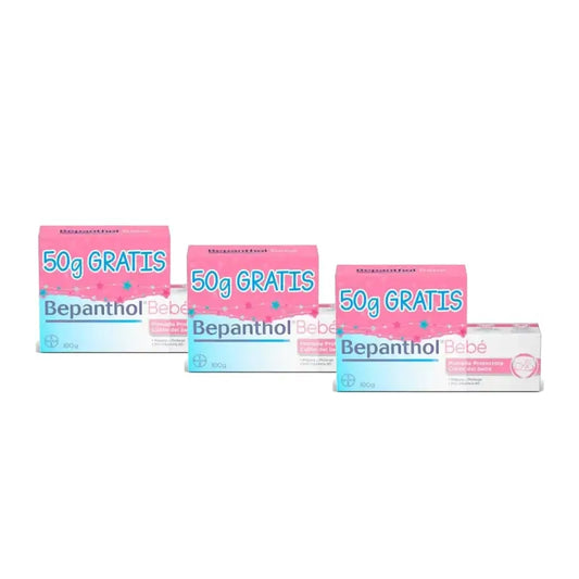 Bepanthol Bebé -kampanjapakkaus 3 x 100 g + 50 g ilmaiseksi