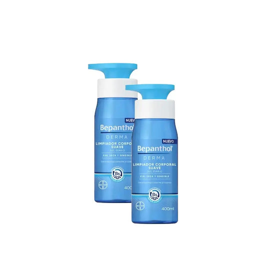 Bepanthol Derma Mieto vartalonpesuaine, 2 x 400 ml:n pakkaus
