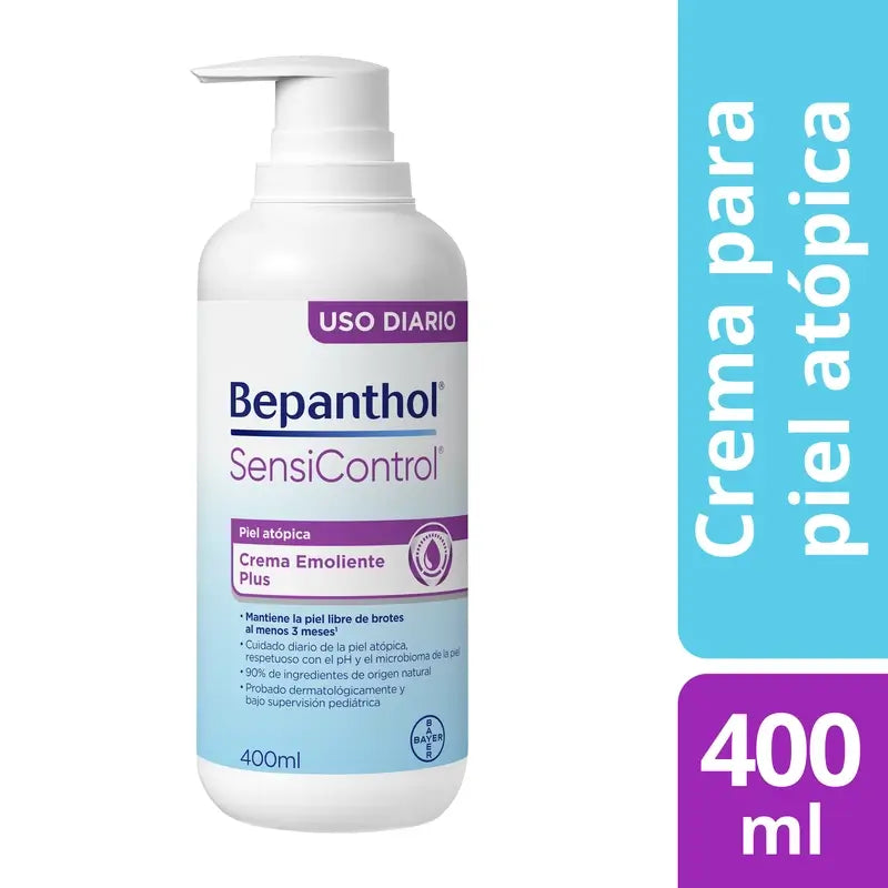 Bepanthol SensiControl -pehmentävä voide atooppiselle iholle ja ihoärsytyksiin, 400 ml