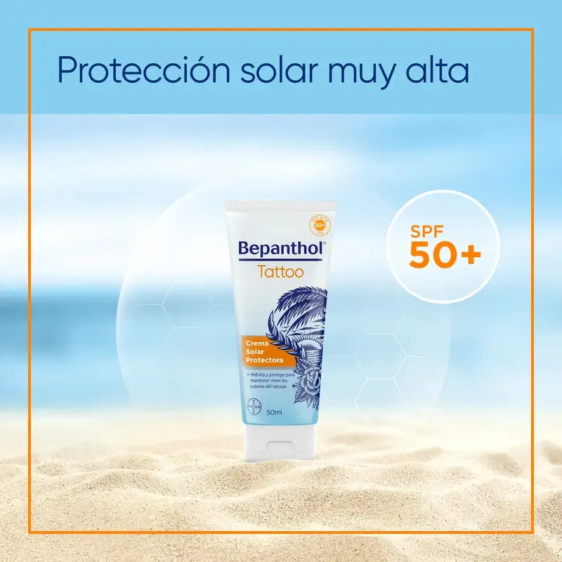 Bepanthol Tattoo aurinkovoide SPF50, 50 ml