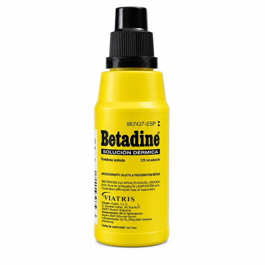 Betadine 10 % paikalliskäyttöön tarkoitettu liuos, 1 pullo, 125 ml