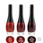 Beter Nail Care Pack 3X kynsilakat, Red Lover -manikyyri 
