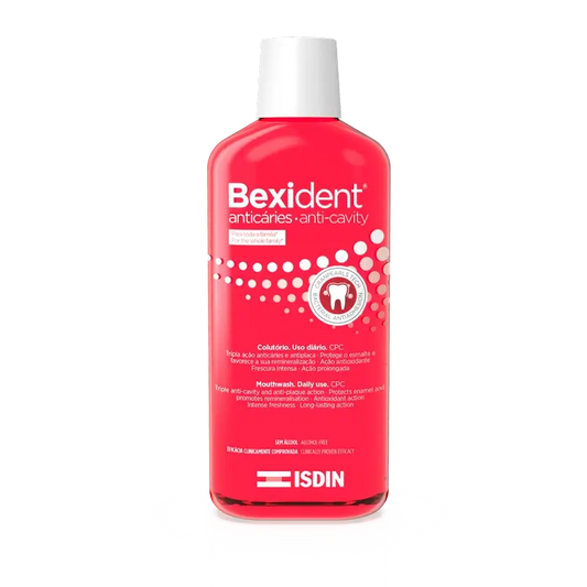 Isdin Bexident karieksen ehkäisyyn tarkoitettu suuvesi 500 ml 