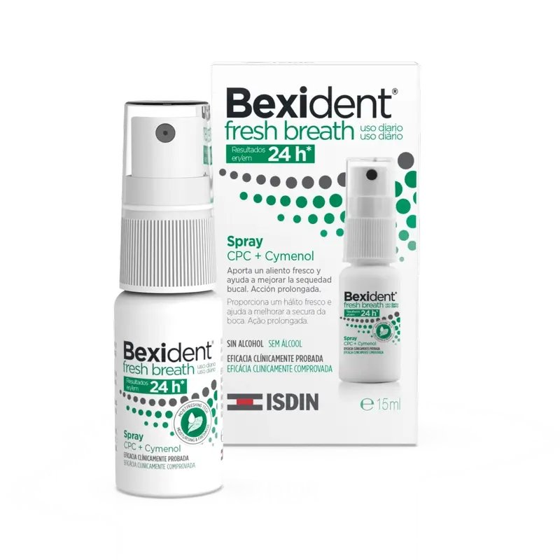 Isdin Bexident Raikas hengitys -suihke 15 ml 