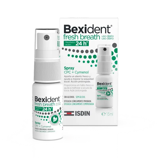 Isdin Bexident Raikas hengitys -suihke 15 ml 