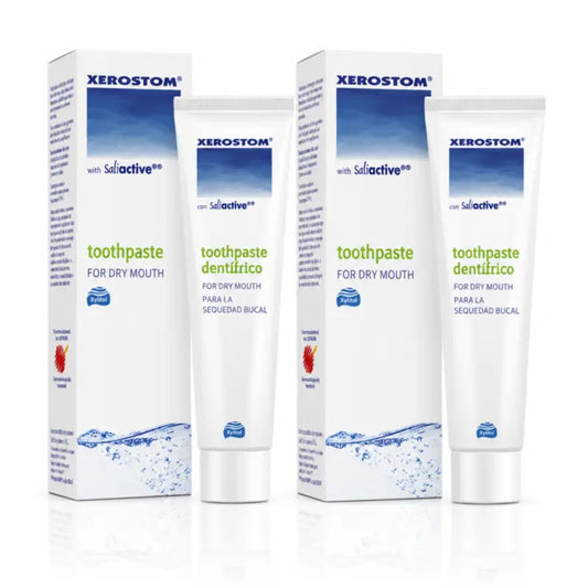 Biocosmetics Xerostom Kuiva suu -hammastahna, 2 x 50 ml