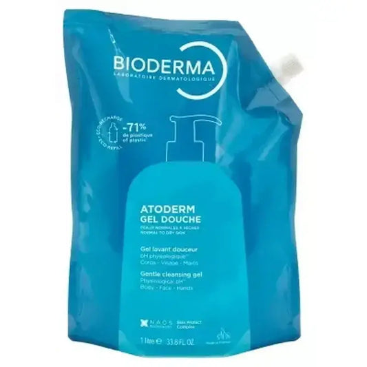 Bioderma Atoderm Eco-Refill -suihkugeeli, 1 l