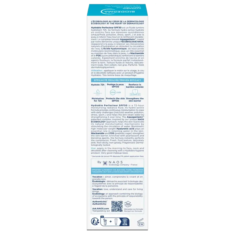 Bioderma Hydrabio Perfecteur SPF 30, 40 ml
