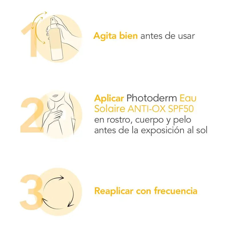 Bioderma Photoderm Eau Solaire Anti-Ox SPF 50, 200 ml