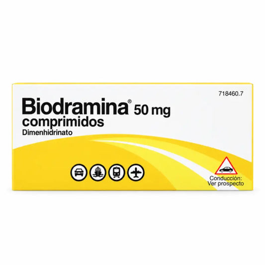 Biodramina 50 mg, 4 tablettia