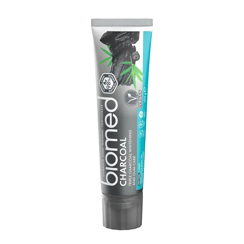 Biomed Charcoal luonnollinen hammastahna, 100 g