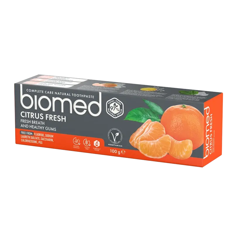 Biomed Citrusfresh luonnollinen hammastahna, 100 g