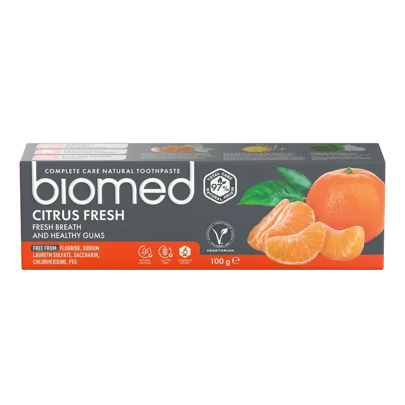 Biomed Citrusfresh luonnollinen hammastahna, 100 g