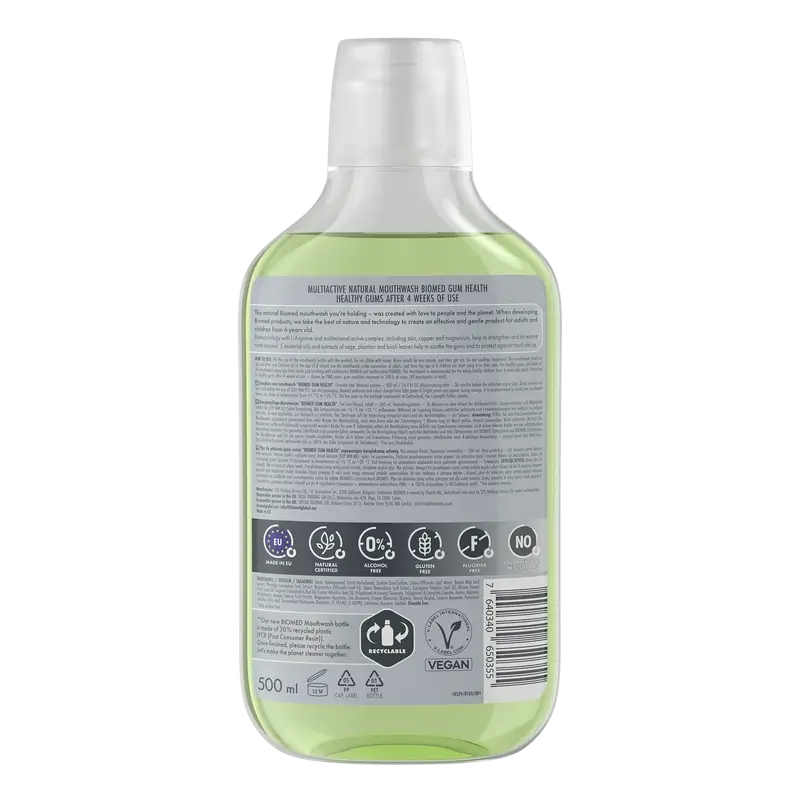 Biomed Gum Health -suuvesi, 500 ml