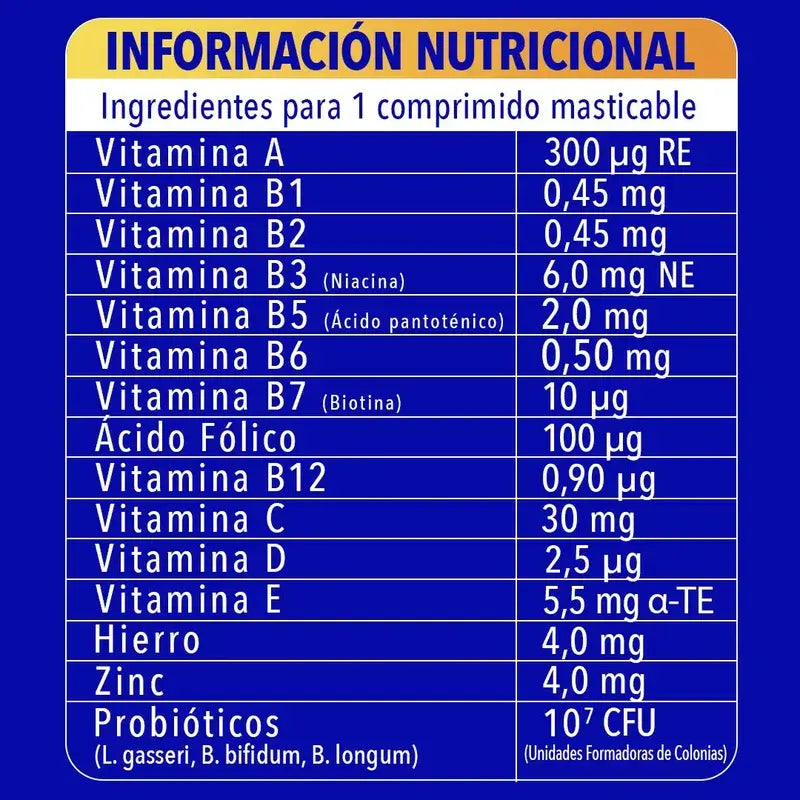 Bion3 Defense Junior -monivitamiinipurutabletit, 30 tablettia