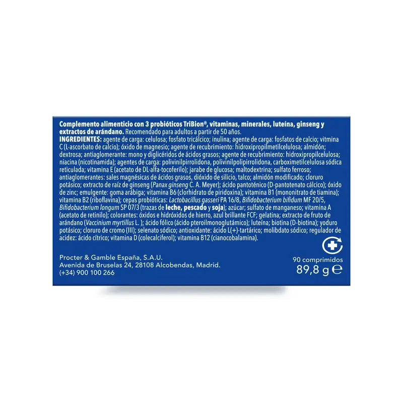 Bion3 Energy 50+ -monivitamiinivalmiste, 90 tablettia