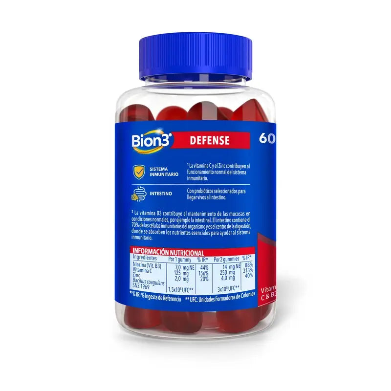 Bion3 Pack Defense -monivitamiinit, 2 x 60 karkkia