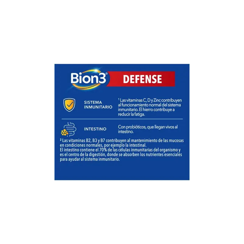 Bion3 Defense -monivitamiinit, 2 x 30 tablettia