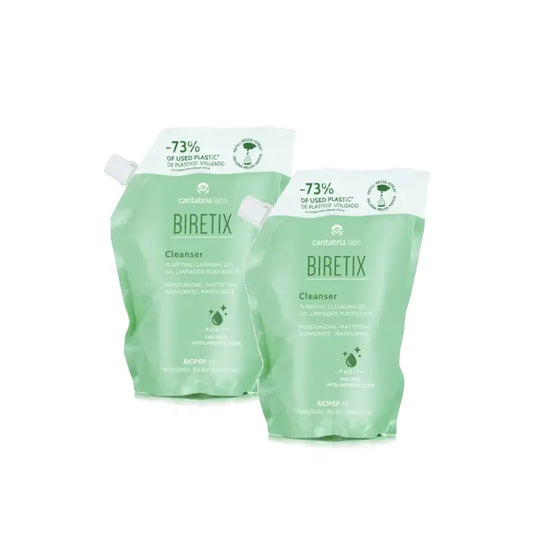 Biretix puhdistava pesugeeli, täyttöpakkaus, 2 x 400 ml