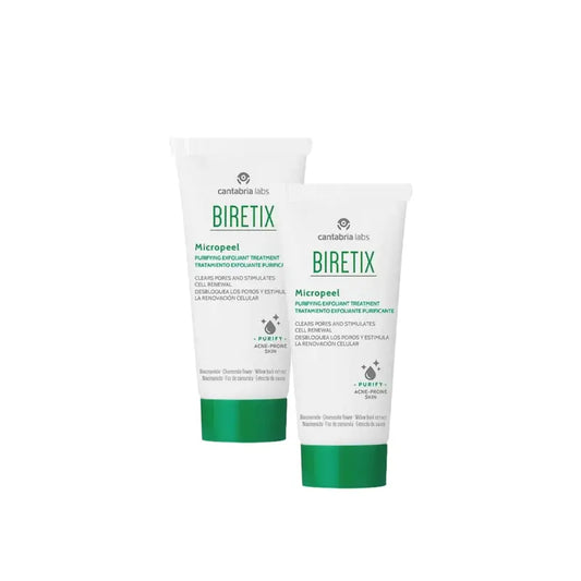 BIRETIX Micropeel -pakkaus, 2 x 50 ml 