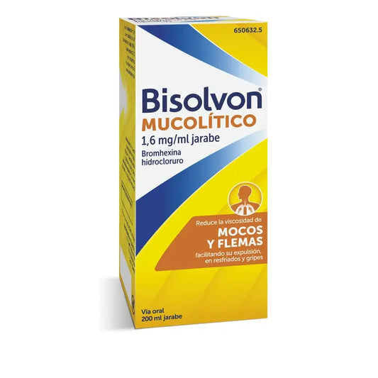 Bisolvon, limaa irrottava siirappi, 200 ml