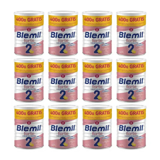Blemil 2 Forte 800 + 400 ilmaiseksi, 12 x 1200 grammaa