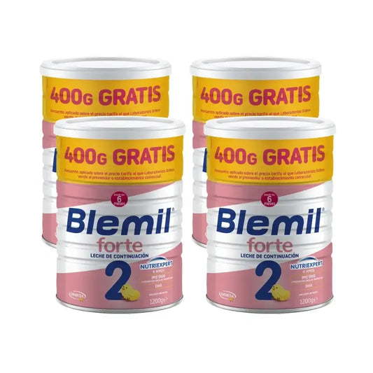 Blemil 2 Forte 800 + 400 ilmaiseksi, 4 x 1200 grammaa