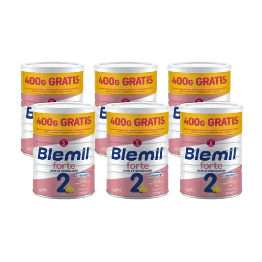 Blemil 2 Forte 800 + 400 ilmaiseksi, 6 x 1200 grammaa