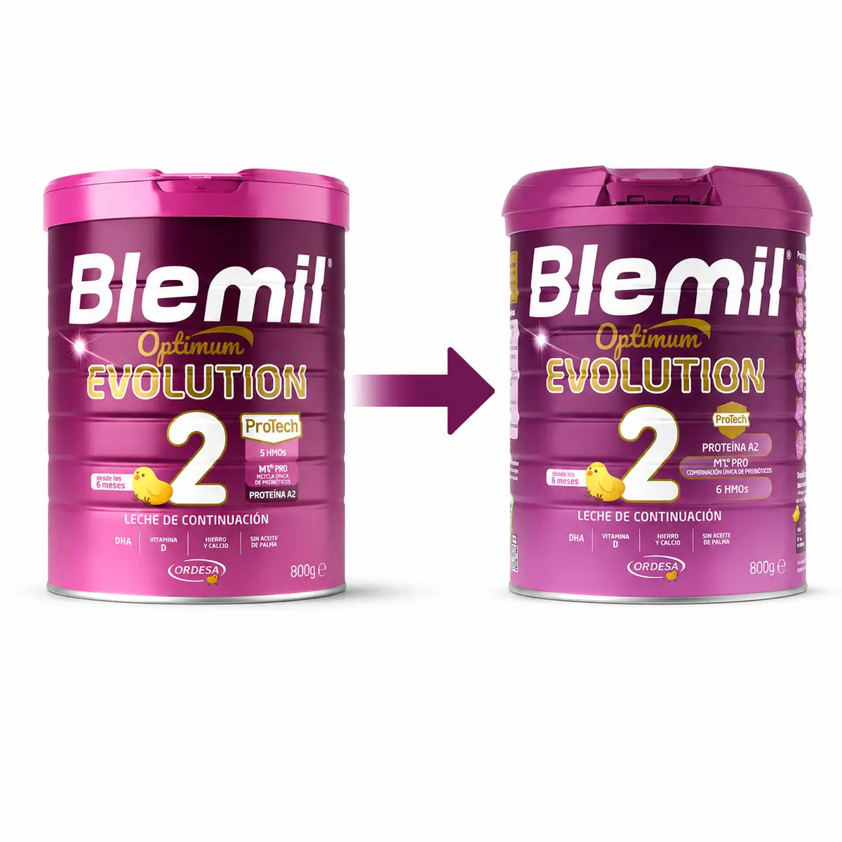 Blemil Optimum Evolution 2 jatkomaitoseos, 2 x 800 g