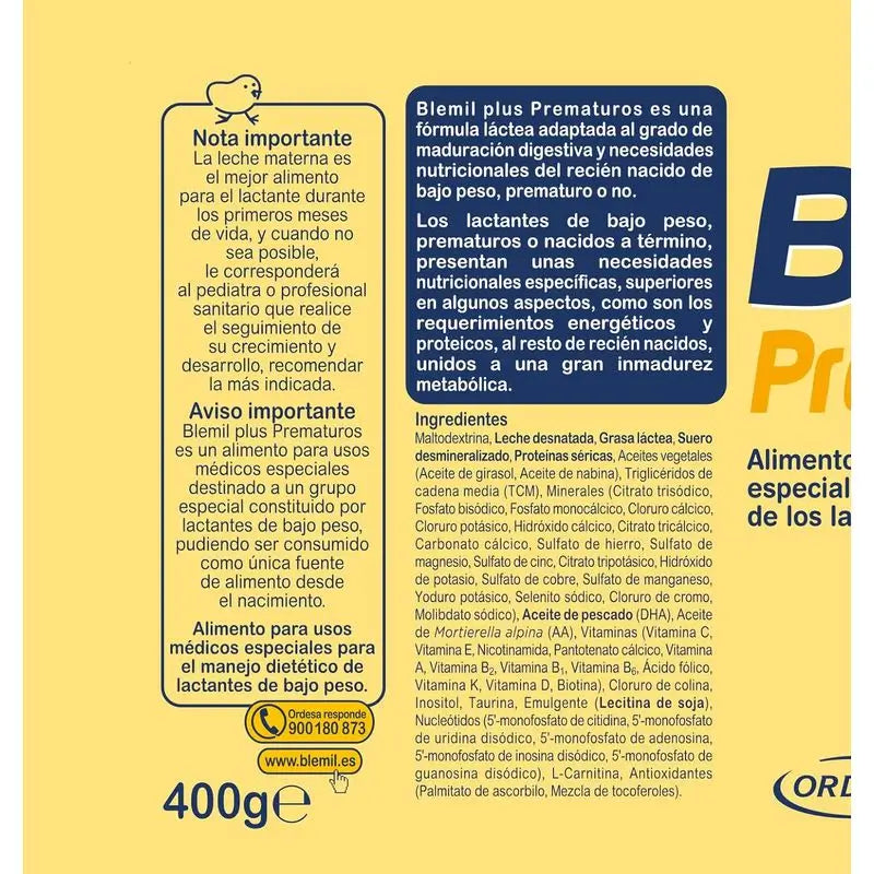 Blemil Plus keskosille, 400 g