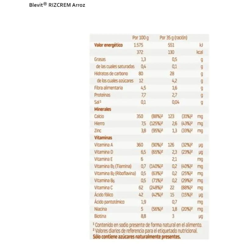Blevit Vauvanruoka Riisivoide, 225 g