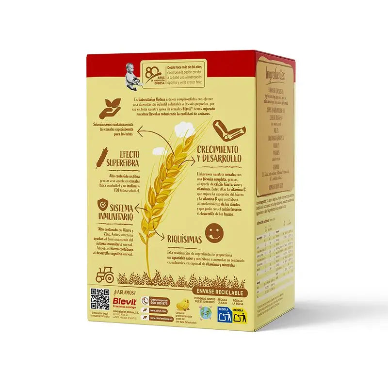 Blevit Vauvanruoka Superfibra Moniviljamuesli, 500 gr