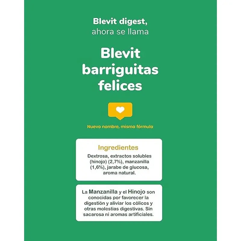 Blevit Barriguitas Felices, 150 g
