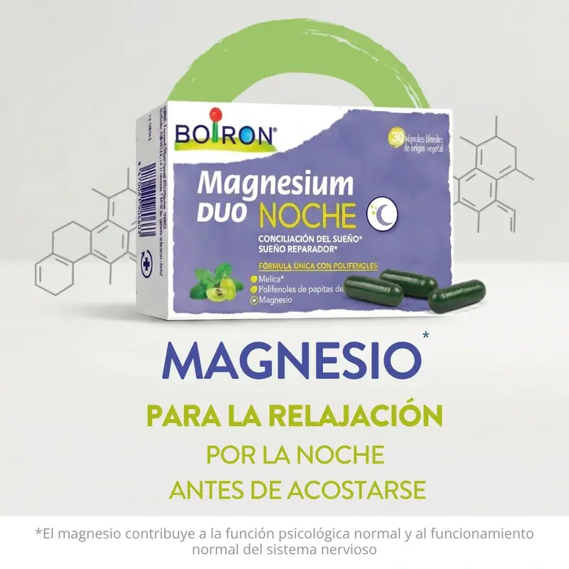BOIRON Magnesium Duo Yö, 30 kapselia